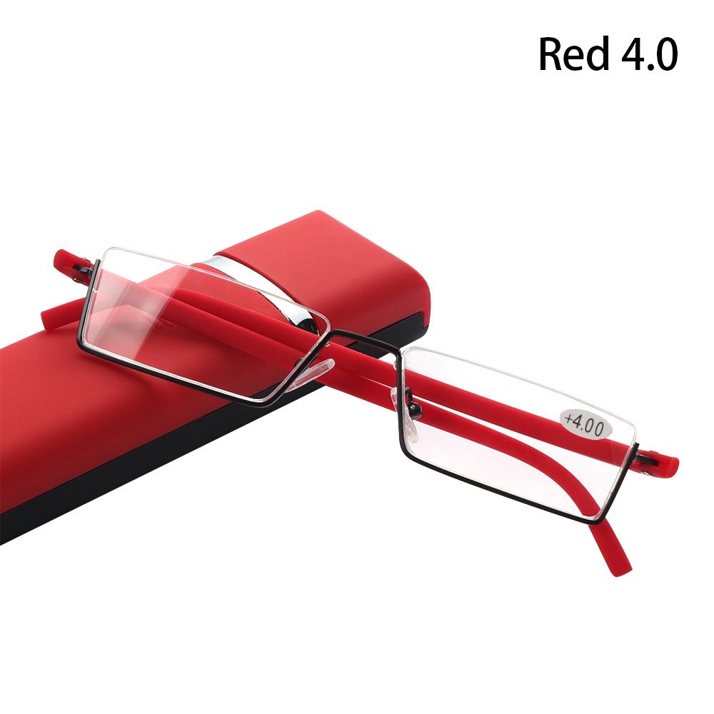 Unisex Ultralight TR90 Semi Rimless Reader Eyeglasses Half Frame Reading Glasses +350 красный
Unisex Ultralight TR90 Semi Rimless Reader Eyeglasses Half Frame Reading Glasses +350 красный