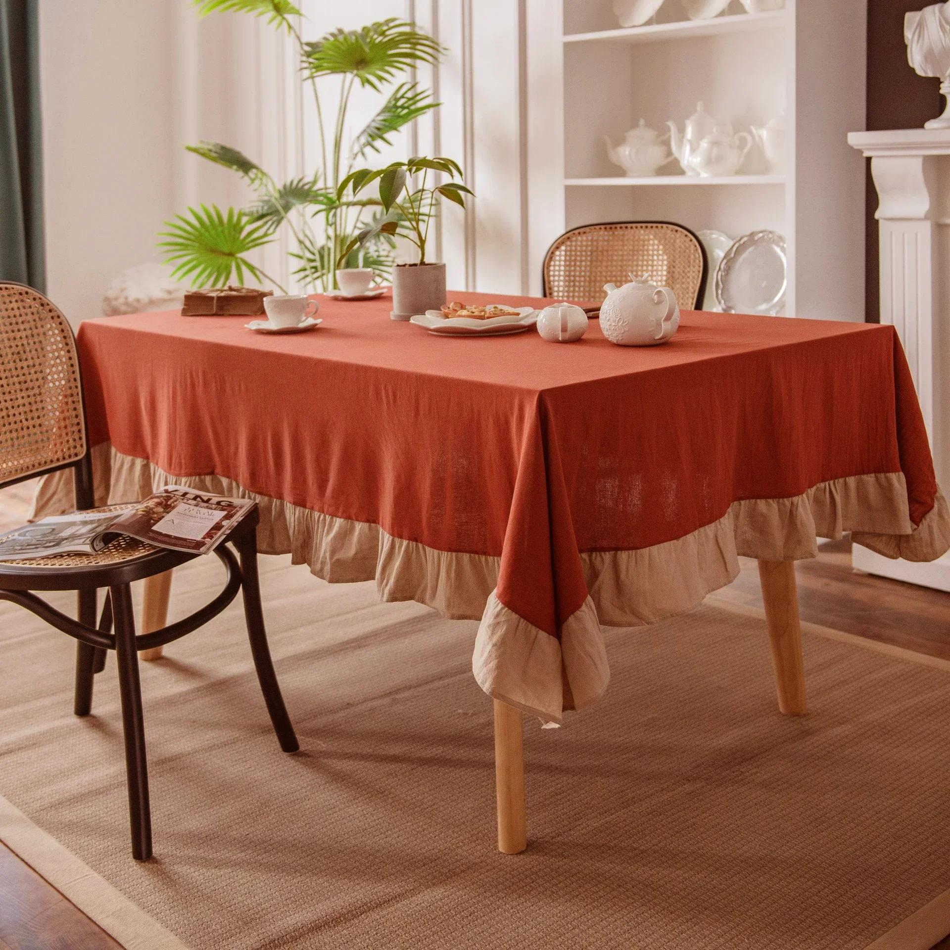 100% Cotton Table Cloth Washable Tablecloth For Wedding Party Dining Banquet Decoration Luxuriou Table Cover Flounce Stitching 140X140cm
100% Cotton Table Cloth Washable Tablecloth For Wedding Party Dining Banquet Decoration Luxuriou Table Cover Flounce Stitching 140X140cm