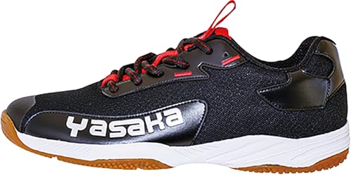 Yasaka (YASAKA) Table Tennis Shoes Jet Impact NEO2 High Cushioning, Grip, Available in Sizes 20.0cm-28.0cm, Black, 26.0 E202
Yasaka (YASAKA) Table Tennis Shoes Jet Impact NEO2 High Cushioning, Grip, Available in Sizes 20.0cm-28.0cm, Black, 26.0 E202