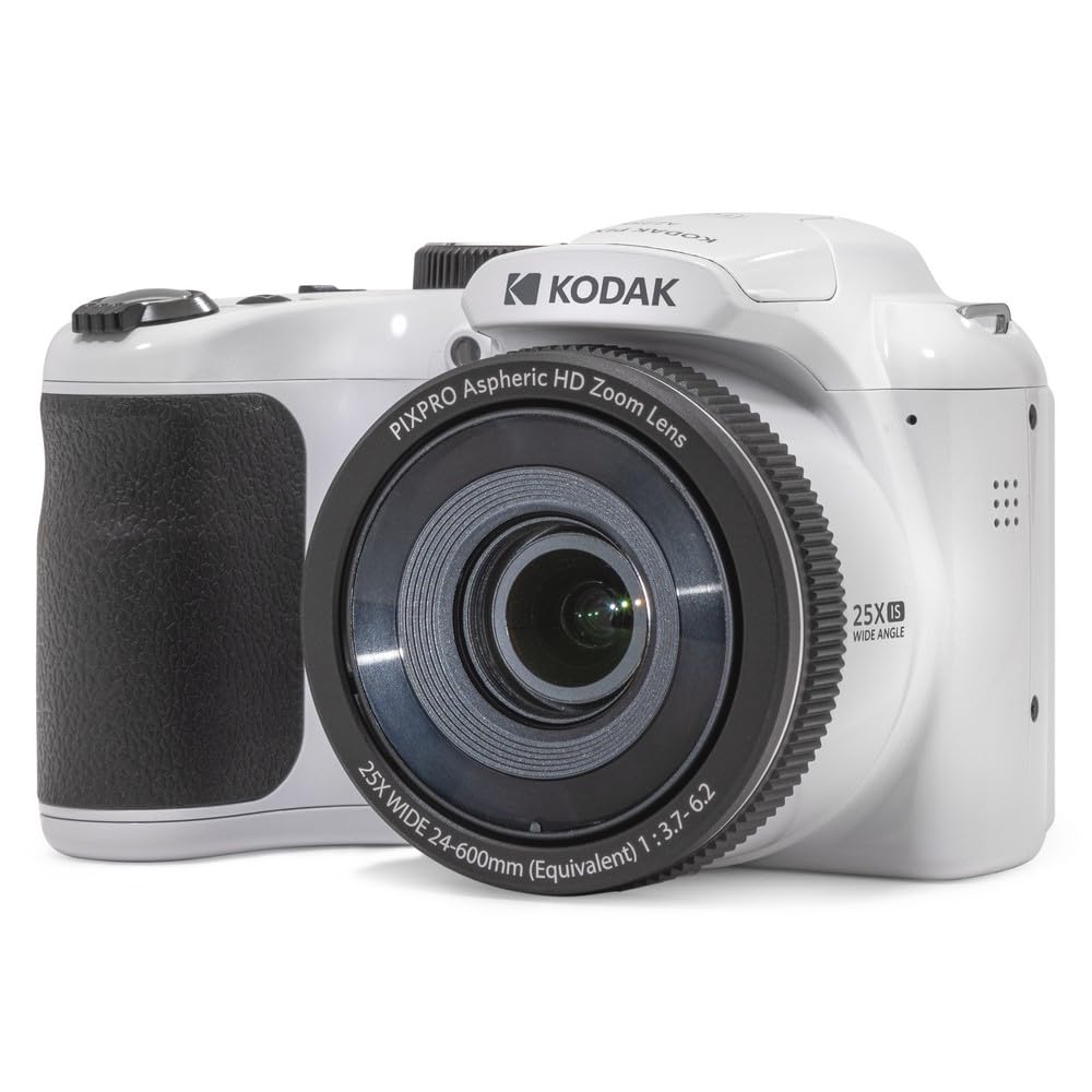 KODAK PIXPRO Astro Zoom 16MP Digital Camera 25x Optical Zoom 24mm Wide Angle 1080P Full HD Video LCD AZ255-WH 3 (White)
KODAK PIXPRO Astro Zoom 16MP Digital Camera 25x Optical Zoom 24mm Wide Angle 1080P Full HD Video LCD AZ255-WH 3 (White)