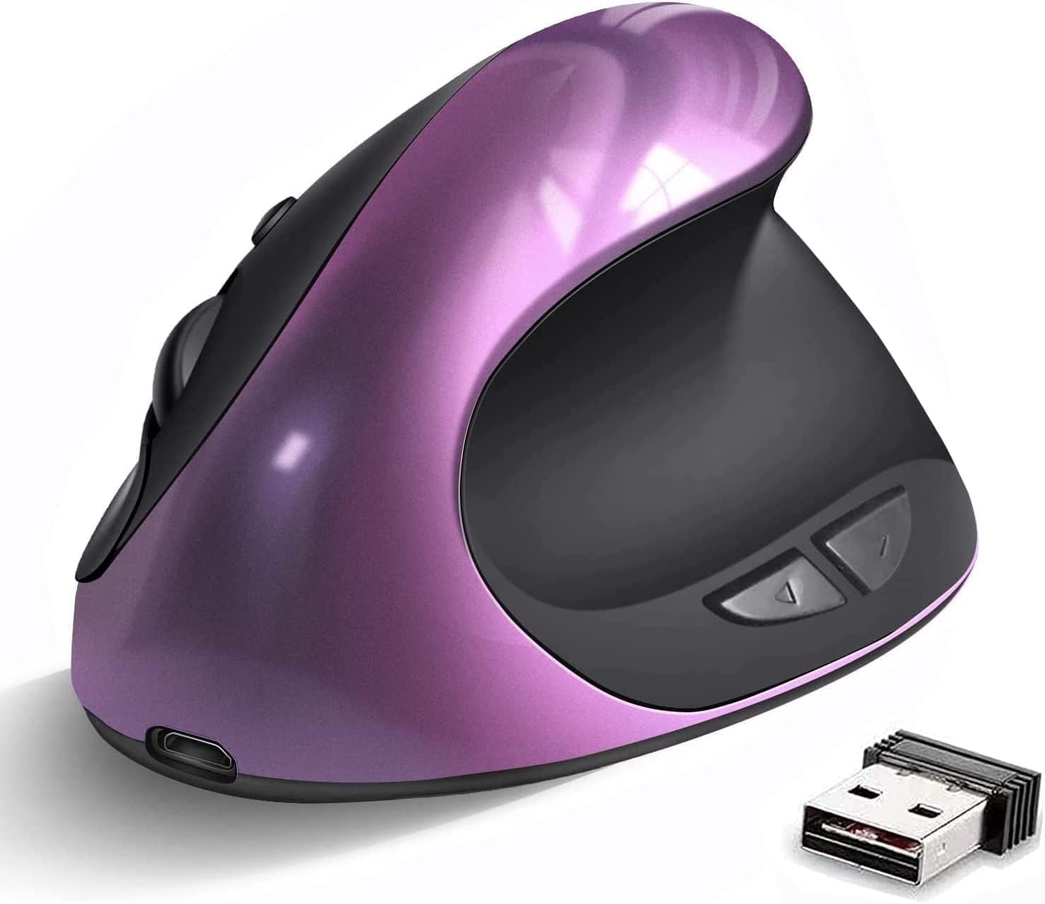 BeWishes Ergonomic Vertical Wireless Rechargeable Ergonomic Optical Mouse with Adjustable DPI Reduces Wrist Especially for Users Mouse, 2.4G
BeWishes Ergonomic Vertical Wireless Rechargeable Ergonomic Optical Mouse with Adjustable DPI Reduces Wrist Especially for Users Mouse, 2.4G