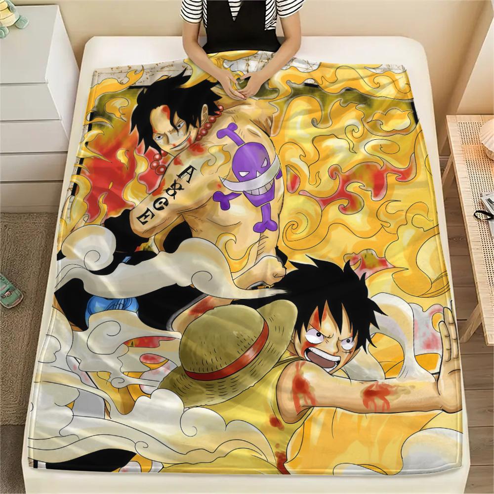 One Piece Luffy & Ace Theme Collection flannel blanket, soft for home bedroom, great gift for anime lovers 75x90cm
One Piece Luffy & Ace Theme Collection flannel blanket, soft for home bedroom, great gift for anime lovers 75x90cm