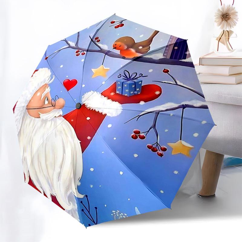 1pc Christmas Santa Claus Hat with Bird Ornament, Festive Gift for Fans, Travelers, Daily Use, Auto Open Close Umbrella with Foldable Design and 8-Iro
1pc Christmas Santa Claus Hat with Bird Ornament, Festive Gift for Fans, Travelers, Daily Use, Auto Open Close Umbrella with Foldable Design and 8-Iro
