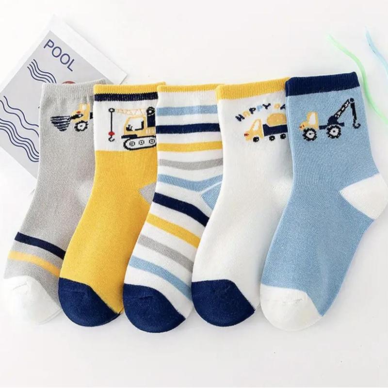5Pairs Car Pattern Children Socks Spring Autumn Kids Mid Tube Sock Fashion Boys Sports Socks Soft Cotton Baby Footwear 1-8Year fit 8M-2Y
5Pairs Car Pattern Children Socks Spring Autumn Kids Mid Tube Sock Fashion Boys Sports Socks Soft Cotton Baby Footwear 1-8Year fit 8M-2Y
