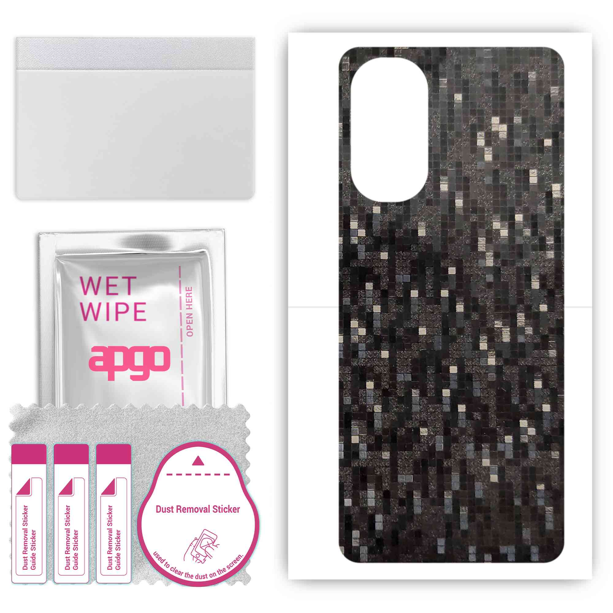 Apgo Protective Skin Sticker для задньої панелі, сумісної зі стилусом Motorola Moto G, обгортковою плівкою, фольгою, вінілом – візерунок Carbon Black Pixel
Apgo Protective Skin Sticker для задньої панелі, сумісної зі стилусом Motorola Moto G, обгортковою плівкою, фольгою, вінілом – візерунок Carbon Black Pixel