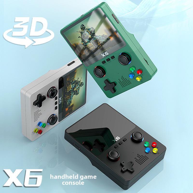 «X6 HD Портативная игровая консоль с двумя джойстиками и большим экраном» 32G (English) белый
«X6 HD Портативная игровая консоль с двумя джойстиками и большим экраном» 32G (English) белый