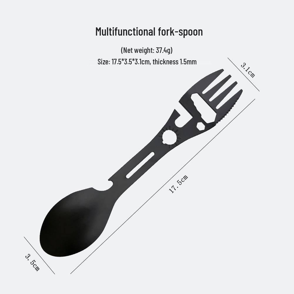 Многофункциональный уличный инструмент: Гаечный ключ, Открывалка для бутылок/банок, Набор вилки и ложки чёрный
Многофункциональный уличный инструмент: Гаечный ключ, Открывалка для бутылок/банок, Набор вилки и ложки чёрный