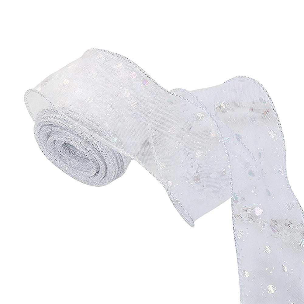 4cm Width Organza Ribbon 10 Yards Length Solid Color Wired Ribbon Mesh Style Silver Edge Fishtail Ribbon Christmas Decoration one size
4cm Width Organza Ribbon 10 Yards Length Solid Color Wired Ribbon Mesh Style Silver Edge Fishtail Ribbon Christmas Decoration one size