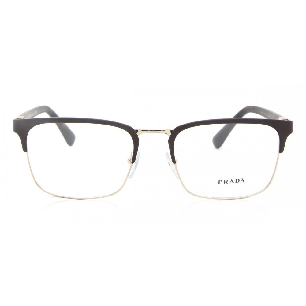 Prada Pr 54tv 01u1o1 Men Eyeglasses Matte Brown Gold/55-19-140
Prada Pr 54tv 01u1o1 Men Eyeglasses Matte Brown Gold/55-19-140