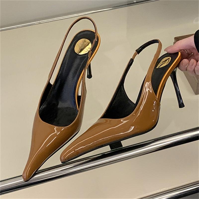 Eilyken Street Sexy Pointed Toe Thin Heels Designer Back Buckle Pumps Women Wedding Banquet Dress Mule Ladies Shoes 35 коричневий
Eilyken Street Sexy Pointed Toe Thin Heels Designer Back Buckle Pumps Women Wedding Banquet Dress Mule Ladies Shoes 35 коричневий
