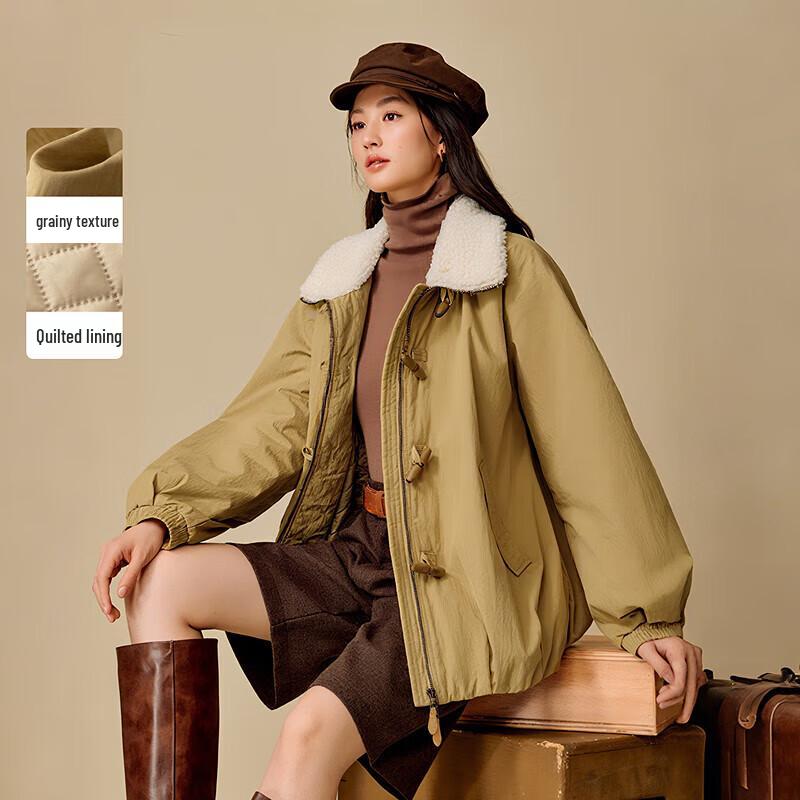 INMAN Женское пальто-дафлкот свободного кроя с подкладкой и застежками-клевантами L
INMAN Женское пальто-дафлкот свободного кроя с подкладкой и застежками-клевантами L