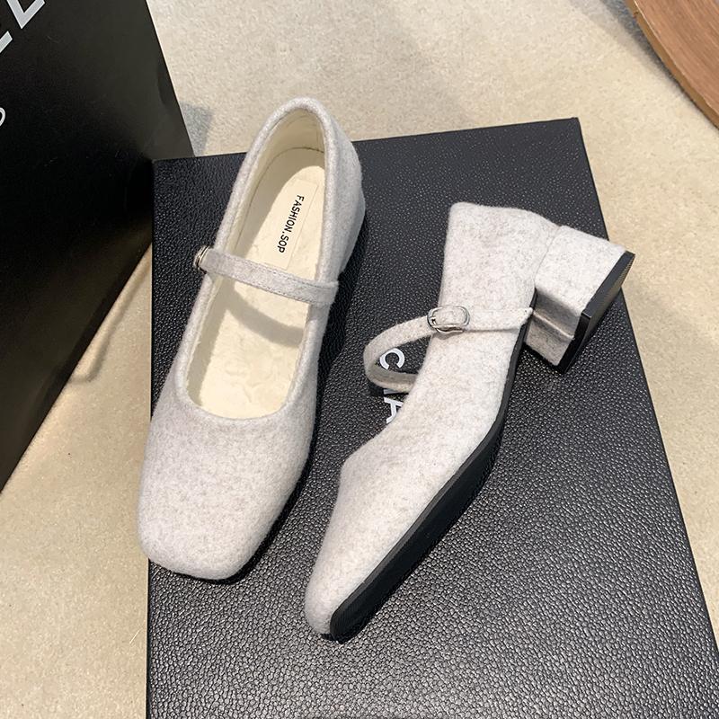 Square Heel Heightened Women Wear Autumn New French Retro Temperament Small Mary Jane Single Shoes 40
Square Heel Heightened Women Wear Autumn New French Retro Temperament Small Mary Jane Single Shoes 40