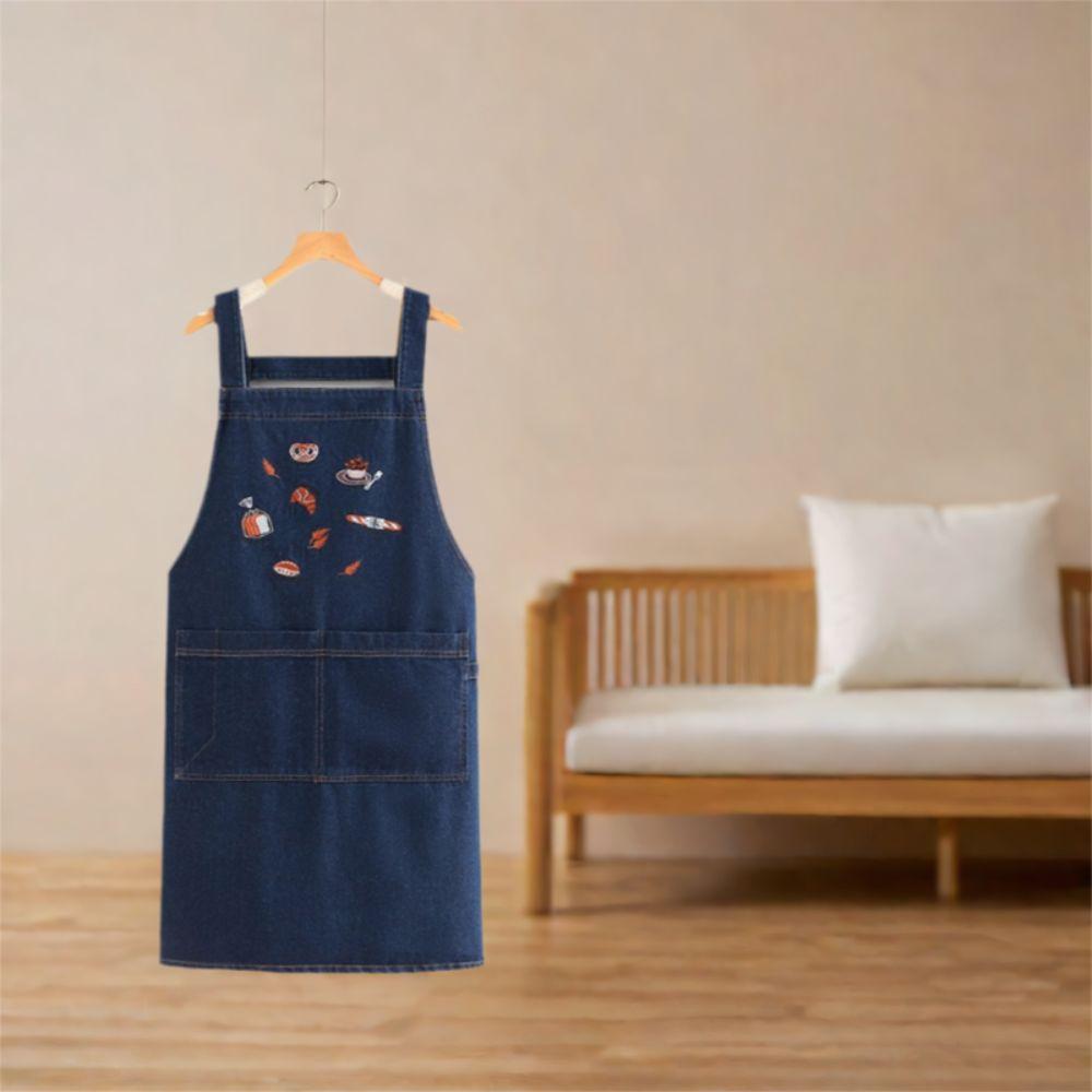 Antifouling Retro Apron Artistic Design Korean Workwear Apron Simple Baking Apron Home Style 4
Antifouling Retro Apron Artistic Design Korean Workwear Apron Simple Baking Apron Home Style 4