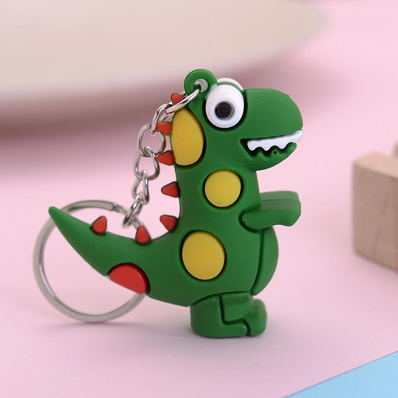 Брелок-подвеска для ключей автомобиля с динозавром, женский, милый, креативный, подвеска для школьного рюкзака, парный брелок, мини зелёный
Брелок-подвеска для ключей автомобиля с динозавром, женский, милый, креативный, подвеска для школьного рюкзака, парный брелок, мини зелёный