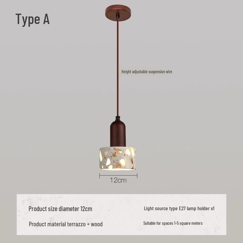 Vintage Terrazzo Wabi-Sabi Style Pendant Lamp for Bedroom, Bar, or Hotel Original LED Source (Warm Light)
Vintage Terrazzo Wabi-Sabi Style Pendant Lamp for Bedroom, Bar, or Hotel Original LED Source (Warm Light)