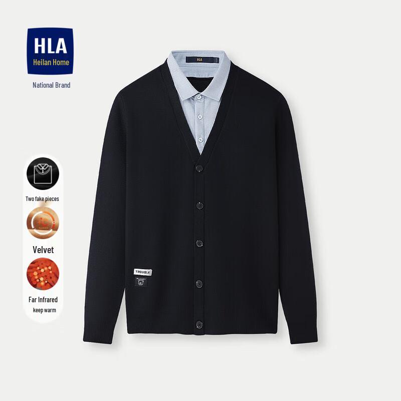 HLA Men s Troublesome Planet Collaboration Warm Knitted Sweater L
HLA Men s Troublesome Planet Collaboration Warm Knitted Sweater L