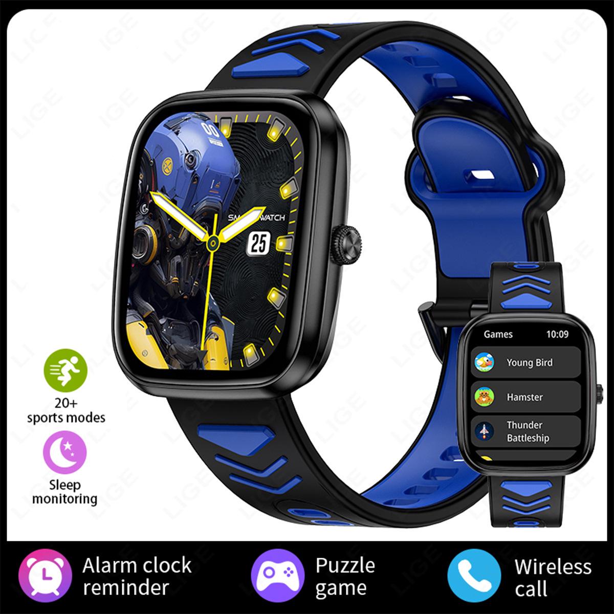 2025 Student Smartwatch H51: Health, Heart & Oxygen Monitoring, Sports & Sleep Tracker чорний
2025 Student Smartwatch H51: Health, Heart & Oxygen Monitoring, Sports & Sleep Tracker чорний