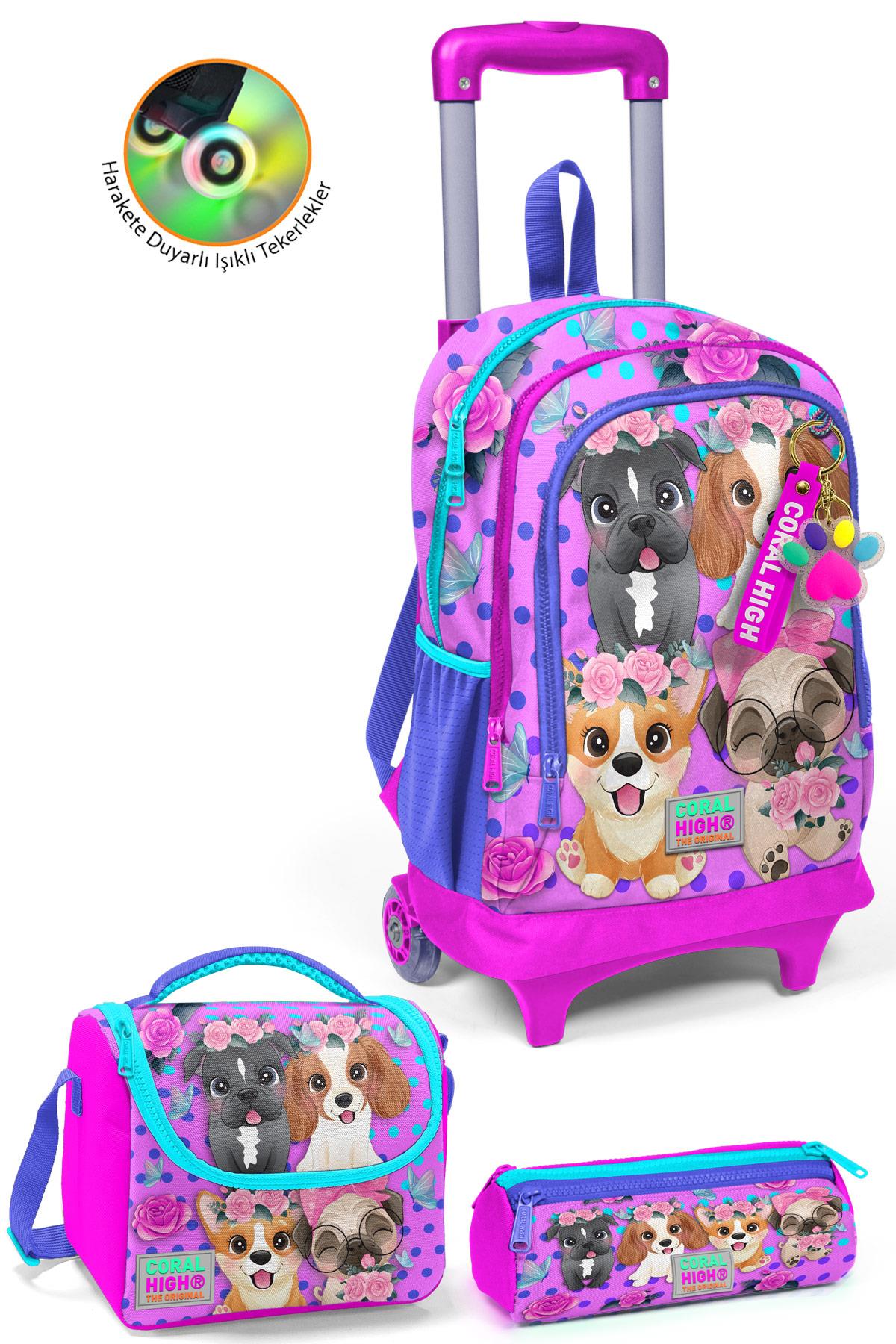 Набор из трех сумок Coral High Kids с розовым рисунком собаки и тремя отделениями SET0123950
Набор из трех сумок Coral High Kids с розовым рисунком собаки и тремя отделениями SET0123950
