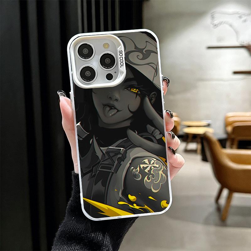 V-Valorant Game Black Cool Soft Phone Case for iPhone 15 16 17 Pro Max 17Air 16E 14 Plus 13 12 Mini Shockproof Cover Back Shell iPhone 12
V-Valorant Game Black Cool Soft Phone Case for iPhone 15 16 17 Pro Max 17Air 16E 14 Plus 13 12 Mini Shockproof Cover Back Shell iPhone 12