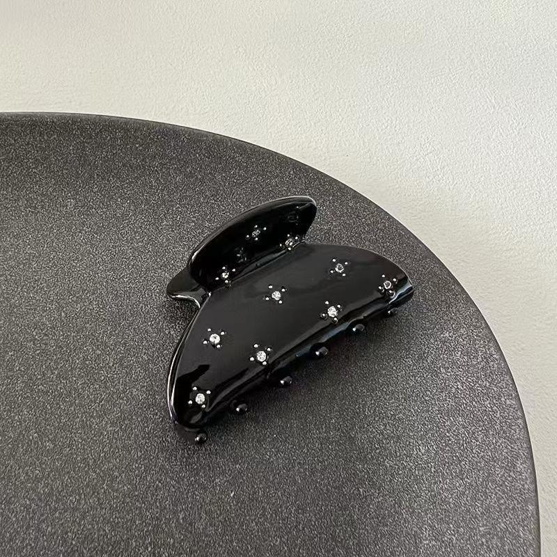 Fahsion Simple Shiny Zircon Hair Claw For Women French Small Ponytail Hair Clip Elegant Temperament All-Match Hair Accessories
Fahsion Simple Shiny Zircon Hair Claw For Women French Small Ponytail Hair Clip Elegant Temperament All-Match Hair Accessories