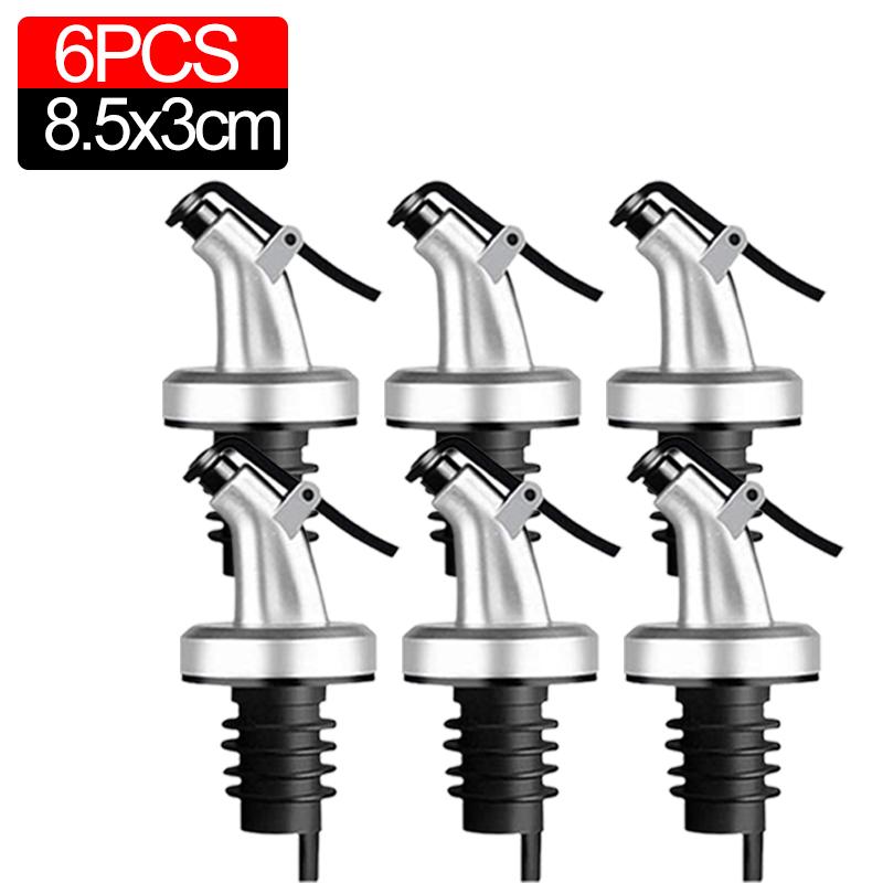 6 шт. Пробка-колпачок для бутылки масла, Пищевая резиновая уплотнительная пробка, Диспенсер для ликера, Распылитель, Лейка для вина, Насадка для соуса, Запирающая пробка, Кухонный инструмент 6PCS
6 шт. Пробка-колпачок для бутылки масла, Пищевая резиновая уплотнительная пробка, Диспенсер для ликера, Распылитель, Лейка для вина, Насадка для соуса, Запирающая пробка, Кухонный инструмент 6PCS