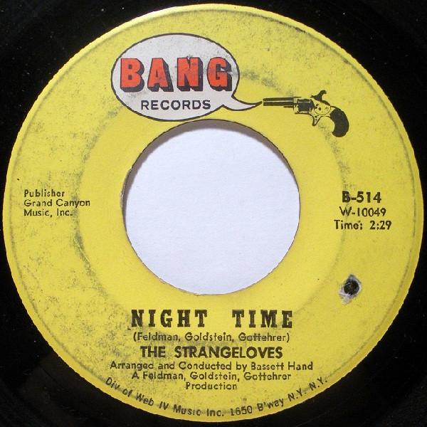 7-дюймовая пластинка STRANGELOVES - Night Time B514 Bang Records 1965 США Рок Б/У
7-дюймовая пластинка STRANGELOVES - Night Time B514 Bang Records 1965 США Рок Б/У