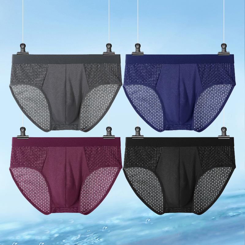 Мужские трусы из бамбуковой сетки, нижнее белье, дышащие трусики Hombre Hole большого размера, сексуальные трусики, мужские шорты, нижнее белье, трусы 4XL чёрный
Мужские трусы из бамбуковой сетки, нижнее белье, дышащие трусики Hombre Hole большого размера, сексуальные трусики, мужские шорты, нижнее белье, трусы 4XL чёрный