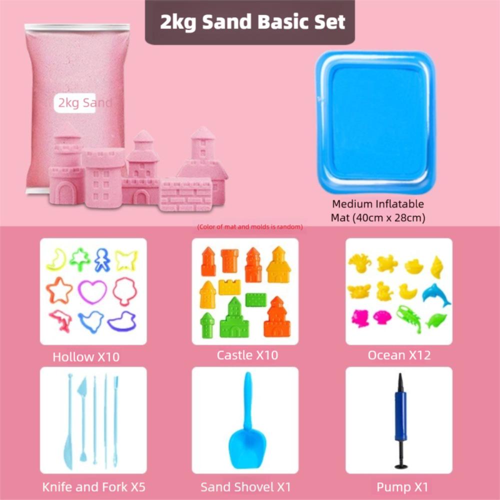 Ultra Light Sand Play Set DIY Sand Clay Castle Toys Funny Kid Space Sand Toy for Beach
Ultra Light Sand Play Set DIY Sand Clay Castle Toys Funny Kid Space Sand Toy for Beach