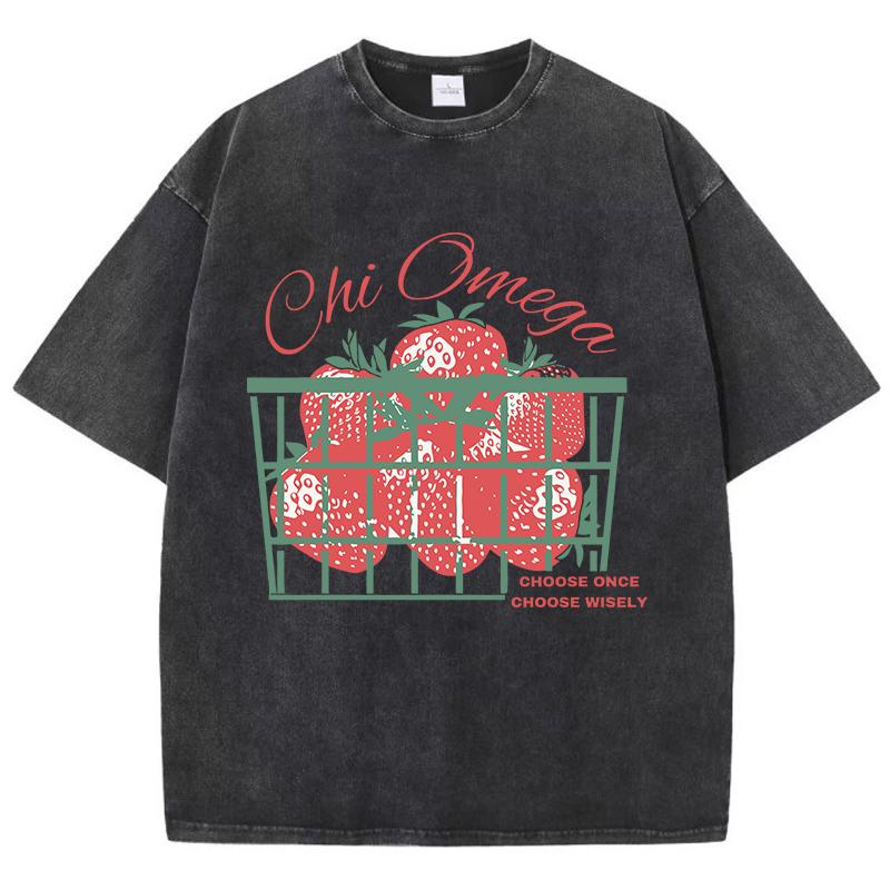 Strawberries Cotton Washed T-Shirt Womens Fresh Fruit Printing T Shirts O-Neck Oversized Acid Wash Tops Womans S
Strawberries Cotton Washed T-Shirt Womens Fresh Fruit Printing T Shirts O-Neck Oversized Acid Wash Tops Womans S