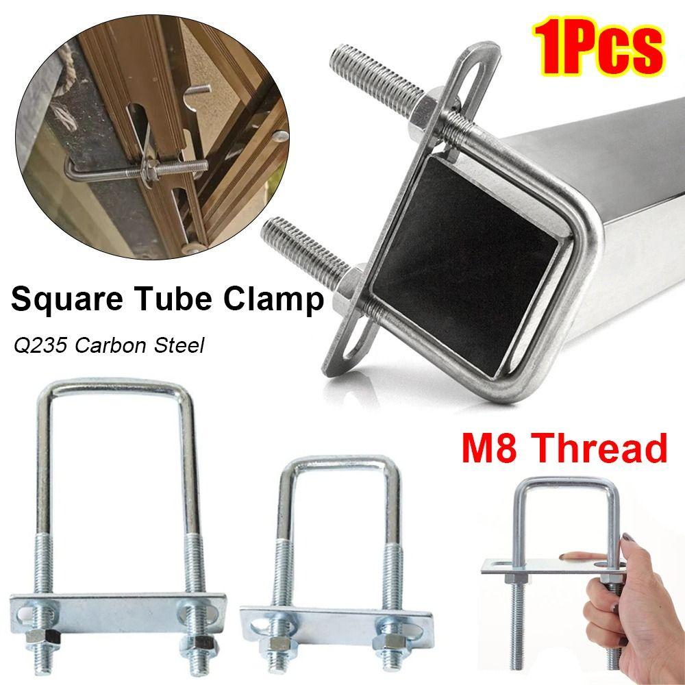 1Pcs With Baffle Pipe U-clamp Galvanized Q235 Carbon Steel Square Bolt for Square Tube M8x140x170mm 
1Pcs With Baffle Pipe U-clamp Galvanized Q235 Carbon Steel Square Bolt for Square Tube M8x140x170mm