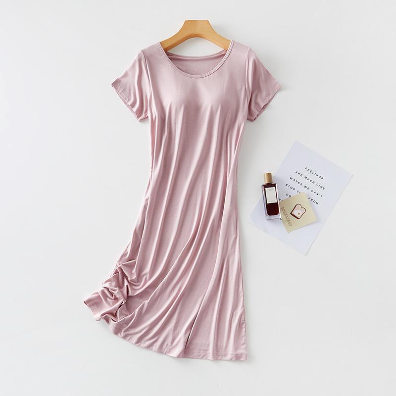 Women s Fashion Solid Color Print with Chest Pad Short Sleeve O-Neck Casual Dresses XXXL чорний
Women s Fashion Solid Color Print with Chest Pad Short Sleeve O-Neck Casual Dresses XXXL чорний