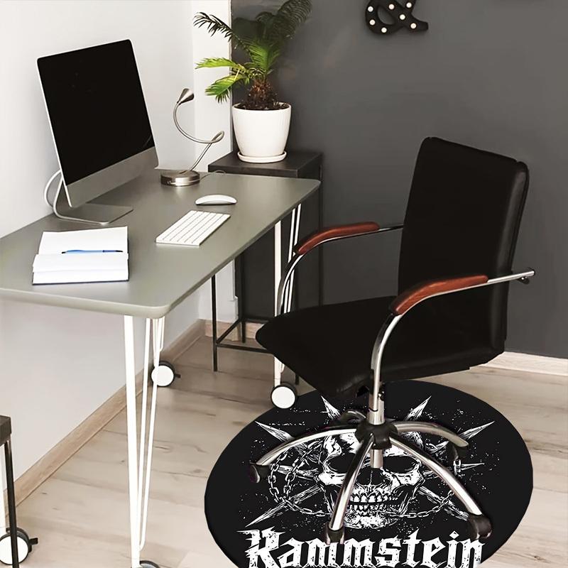 1pc Rammstein Skull and Chains Logo Round carpet, Made of Polyester,Perfect for Decorating Office Chairs, Living Rooms 80cm
1pc Rammstein Skull and Chains Logo Round carpet, Made of Polyester,Perfect for Decorating Office Chairs, Living Rooms 80cm