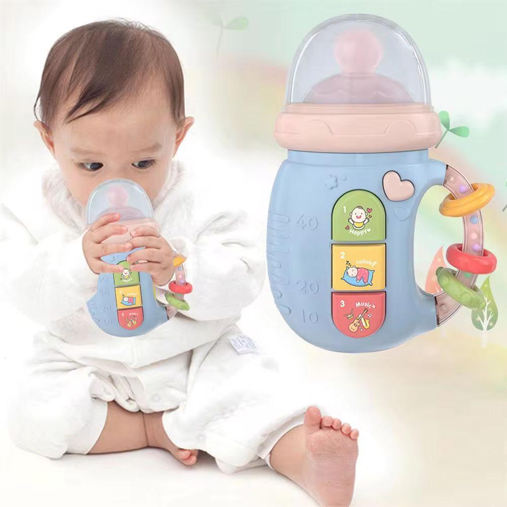 Teether Rattles Baby Bottle Toy Soft Electric Comfort Bottle Mobile Toddler Toys Newborn Gift рожевий
Teether Rattles Baby Bottle Toy Soft Electric Comfort Bottle Mobile Toddler Toys Newborn Gift рожевий