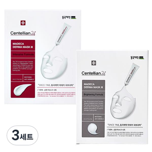 Centellian24 Derma Mask 3 Интенсивная формула 10р + Осветляющая формула 10р Набор, 3 комплекта
Centellian24 Derma Mask 3 Интенсивная формула 10р + Осветляющая формула 10р Набор, 3 комплекта