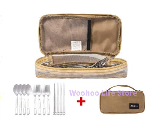 Camping Cutlery Organizer Travel Tableware Pouch Outdoor Utensil Storage Bag Portable Camping Kitchen Organizer For Hiking хакі
Camping Cutlery Organizer Travel Tableware Pouch Outdoor Utensil Storage Bag Portable Camping Kitchen Organizer For Hiking хакі