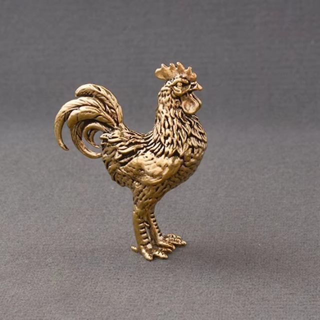 2026 New Mini Pure Brass Rooster Figurine - Lucky Feng Shui Charm Detailed Feathers Tea Pet Desk TV Cabinet Home Decor Gift
2026 New Mini Pure Brass Rooster Figurine - Lucky Feng Shui Charm Detailed Feathers Tea Pet Desk TV Cabinet Home Decor Gift
