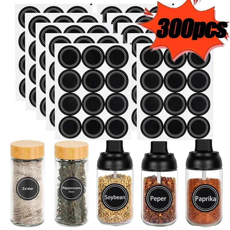 300/60PCS Waterproof Spice Jars Labels Stickers Kitchen Condiment Organizer Label Seasoning Glass Bottle Containers Sticker Tags
300/60PCS Waterproof Spice Jars Labels Stickers Kitchen Condiment Organizer Label Seasoning Glass Bottle Containers Sticker Tags