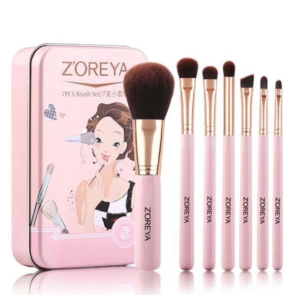 OON Joreya tin case makeup brush set of 7, pink, 1 set, the most popular beauty accessory in Korea
OON Joreya tin case makeup brush set of 7, pink, 1 set, the most popular beauty accessory in Korea