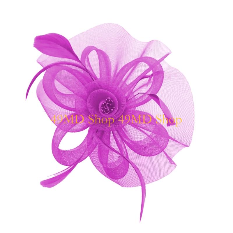 49MD Elegant Flapper Fascinator Flower Hair Clip For Weddings Parties 1920s Bridal Accessory Multi Color Choices рожевий червоний колір
49MD Elegant Flapper Fascinator Flower Hair Clip For Weddings Parties 1920s Bridal Accessory Multi Color Choices рожевий червоний колір