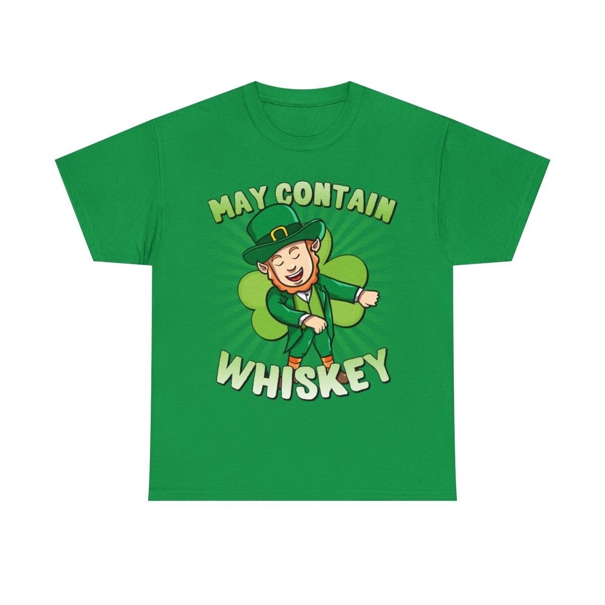 May Contain Whiskey St. Patrick s Day Graphic Tee Shirt 3XL
May Contain Whiskey St. Patrick s Day Graphic Tee Shirt 3XL