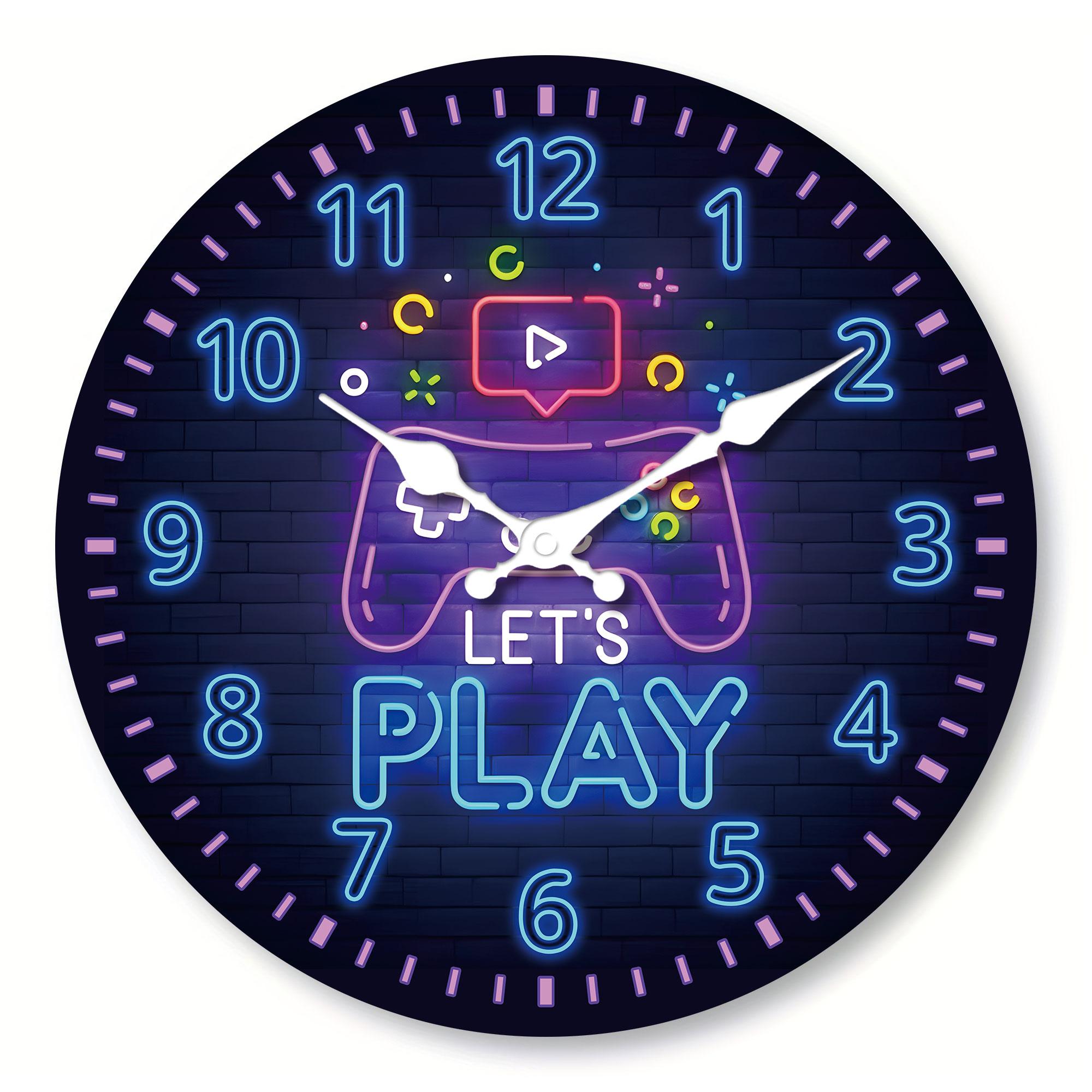 Creative game handle wooden wall clock, modern design silent wall clock, living room, dining room decoration, home decoration 10 inch
Creative game handle wooden wall clock, modern design silent wall clock, living room, dining room decoration, home decoration 10 inch