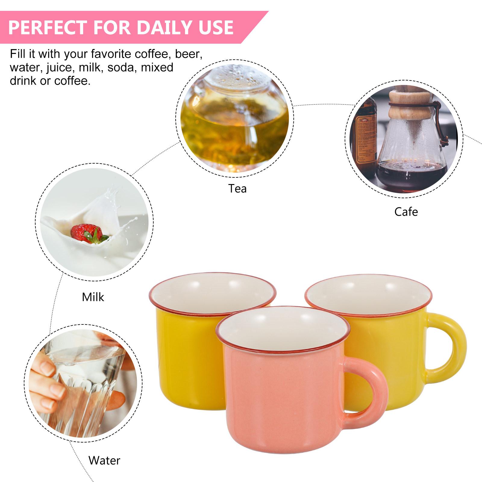 3Pcs Ceramic Kids Mug Set Small Milk Cup for Children Exquisite Chic Design Smooth Rim Handle Coffee Tea Juice Hot Chocolate other
3Pcs Ceramic Kids Mug Set Small Milk Cup for Children Exquisite Chic Design Smooth Rim Handle Coffee Tea Juice Hot Chocolate other