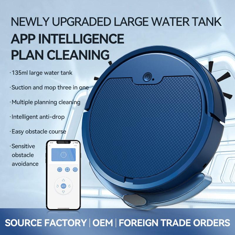 OB8S-MAS 3 in 1 Robot Vacuum and Mop Combo with 1500Pa Suction and Water Tank for Floor/Carpet Black
OB8S-MAS 3 in 1 Robot Vacuum and Mop Combo with 1500Pa Suction and Water Tank for Floor/Carpet Black