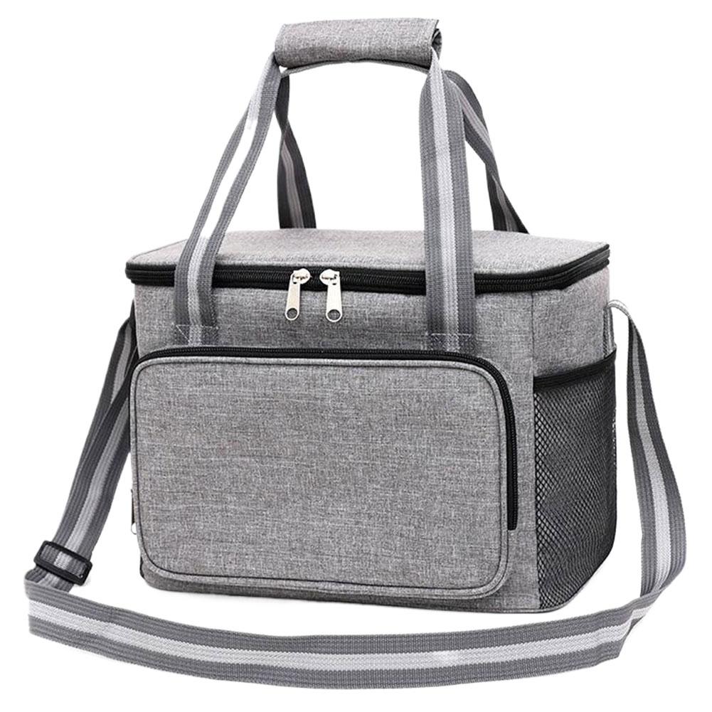 Insulated Lunch Bag Top-Handle Portable Lunch Box with Adjustable Strap Cooler Bag for Work Picnic Travel світло-сірого кольору
Insulated Lunch Bag Top-Handle Portable Lunch Box with Adjustable Strap Cooler Bag for Work Picnic Travel світло-сірого кольору