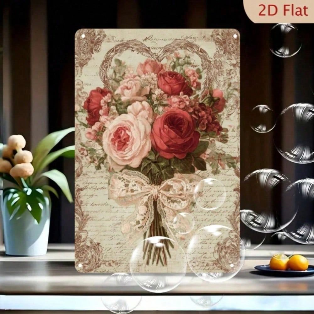 Metal Poster Wall Art Rose Heart Vintage Home Decor
Metal Poster Wall Art Rose Heart Vintage Home Decor