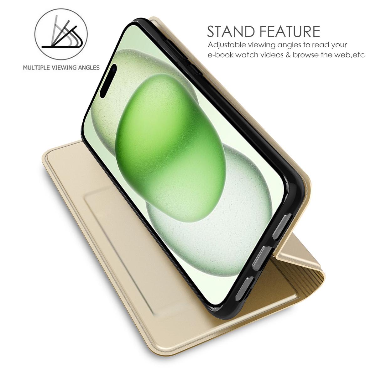 For iPhone 16 Pro Max Case PU Leather Card Holder Flip Phone Cover Strong Magnetic Closure Gold
For iPhone 16 Pro Max Case PU Leather Card Holder Flip Phone Cover Strong Magnetic Closure Gold