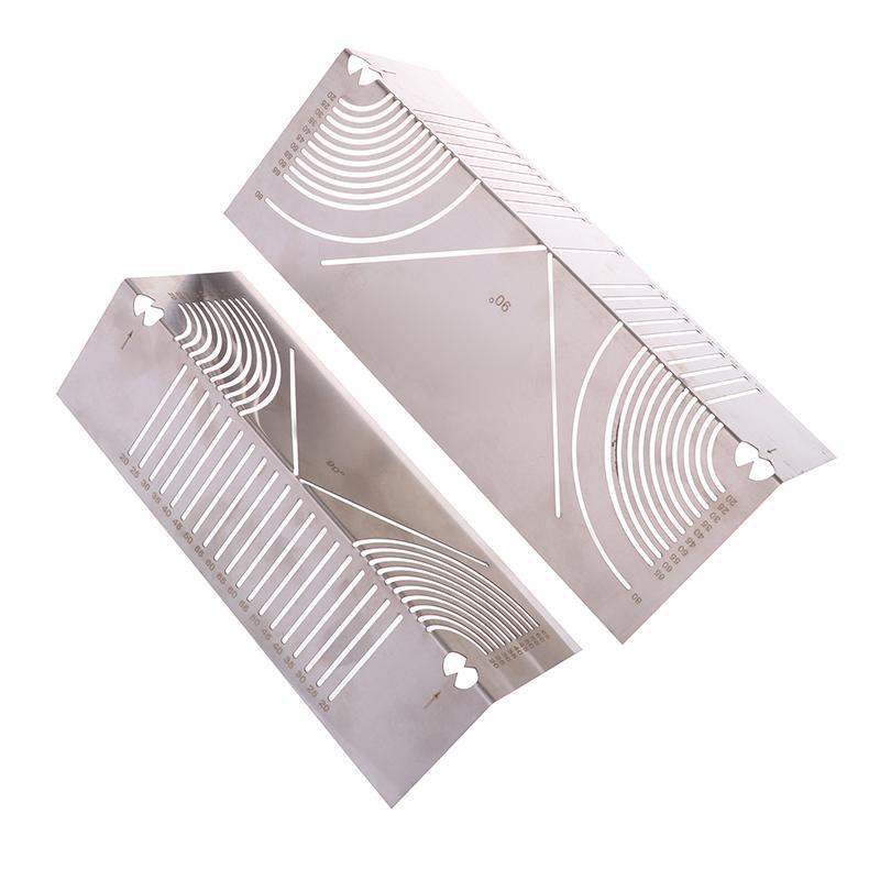 Aluminum Alloy Precisionflex Angle Measuring Ruler Multifunctional Arc Marking Gauge Tool Degree Square Woodworking Angle Ruler S
Aluminum Alloy Precisionflex Angle Measuring Ruler Multifunctional Arc Marking Gauge Tool Degree Square Woodworking Angle Ruler S