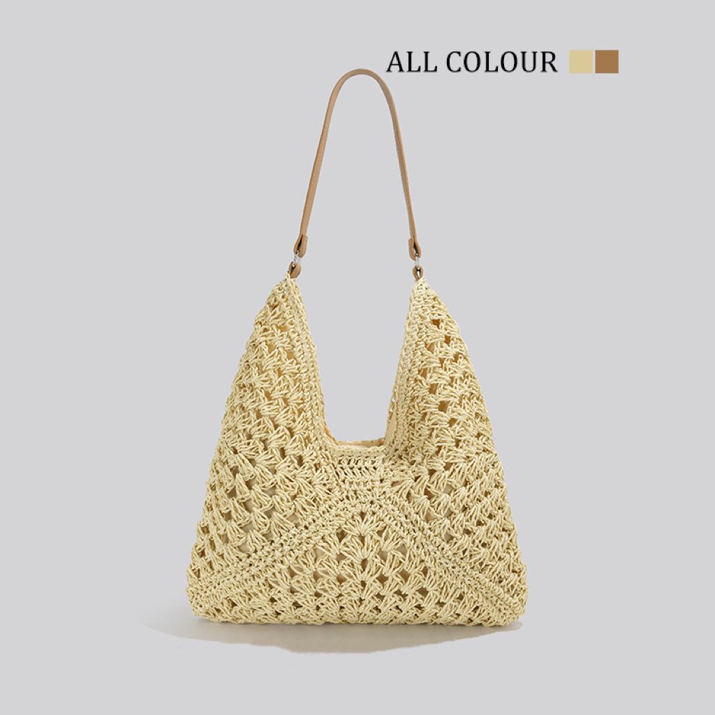 Large Capacity Grass Woven Bag, Women s New Trendy Tourism Beach Bag, Woven Hollow Bag, Single Shoulder Tote Bag
Large Capacity Grass Woven Bag, Women s New Trendy Tourism Beach Bag, Woven Hollow Bag, Single Shoulder Tote Bag