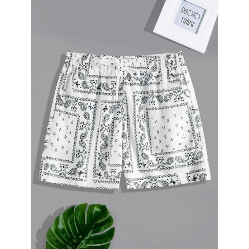 Trend Bandana Graphic Beach Short for Men Summer Fashion 3D Printed Swim Trunks Loose Casual Streetwear Hawaiian Short Pants M
Trend Bandana Graphic Beach Short for Men Summer Fashion 3D Printed Swim Trunks Loose Casual Streetwear Hawaiian Short Pants M