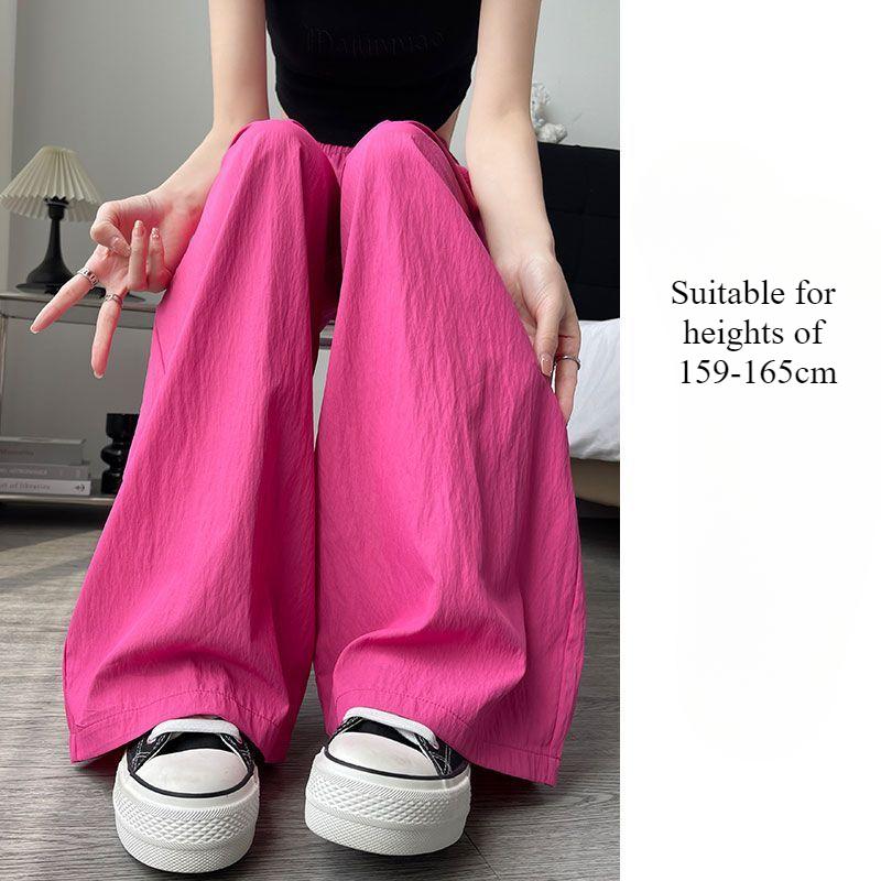 Summer Lazy Strolling Straight-Leg Pants for Women - High-Waisted Casual Loose Dopamine Wide-Leg Trousers 2XL
Summer Lazy Strolling Straight-Leg Pants for Women - High-Waisted Casual Loose Dopamine Wide-Leg Trousers 2XL